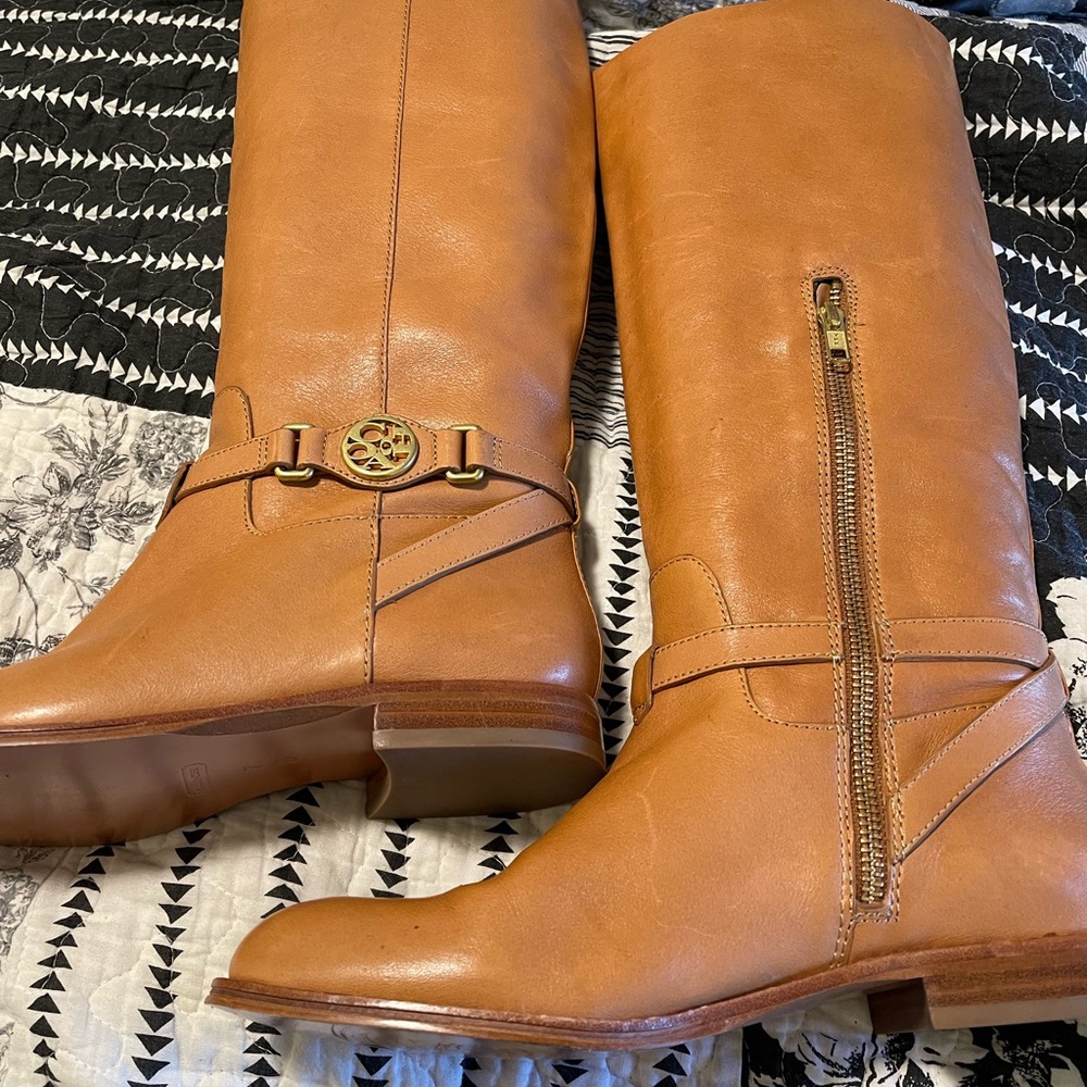 Coach Tan Boots